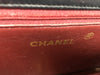 Sold-CHANEL Classic Lambskin Chain Full Flap Bag/clutch 23 (2) black/gold