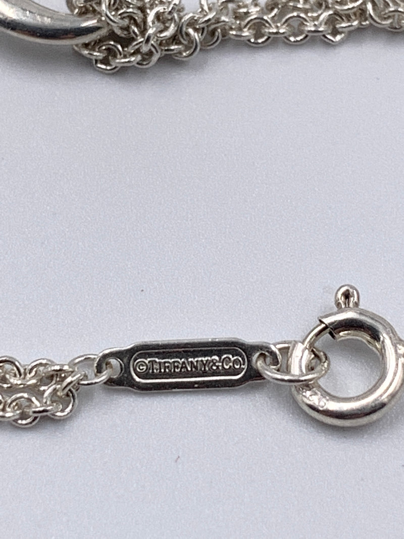 Tiffany 
Co 925 Silver Infinity Pendant Bracelet