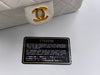 Sold-CHANEL Classic Lambskin Chain Mini Square Flap Bag White/ Gold hardware