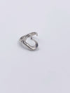 Tiffany 
Co 925 Silver Elsa Peretti Open Heart Ring Size 6