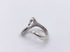 Tiffany 
Co 925 Silver Elsa Peretti Open Heart Ring Size 6