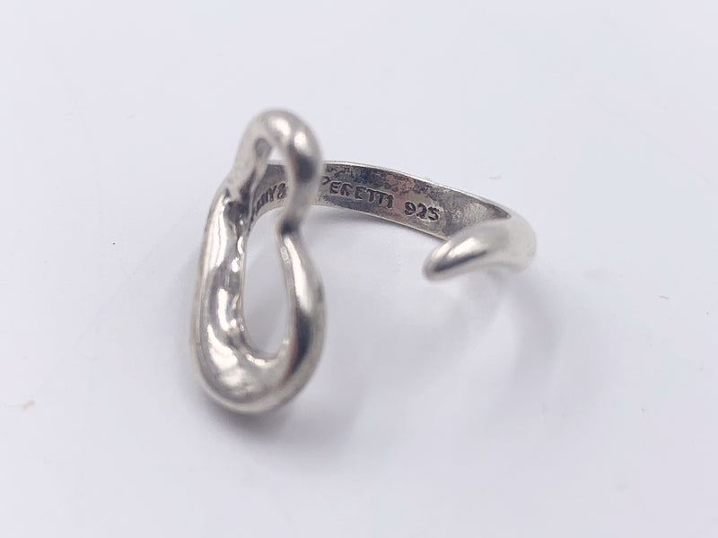 Tiffany 
Co 925 Silver Elsa Peretti Open Heart Ring Size 6