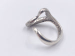 Tiffany 
Co 925 Silver Elsa Peretti Open Heart Ring Size 6