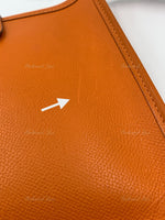 HERMES Orange Epsom Mini Evelyne TPM Crossbody Bag