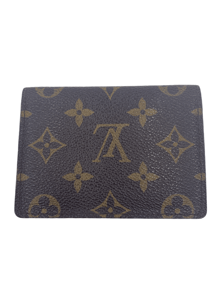 Sold-LOUIS VUITTON Monogram Canvas Bifold Card Case ID Case