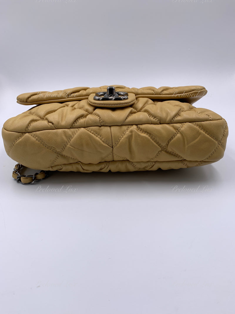 Sold-CHANEL Bubble Quilted Seasonal Flap Bag