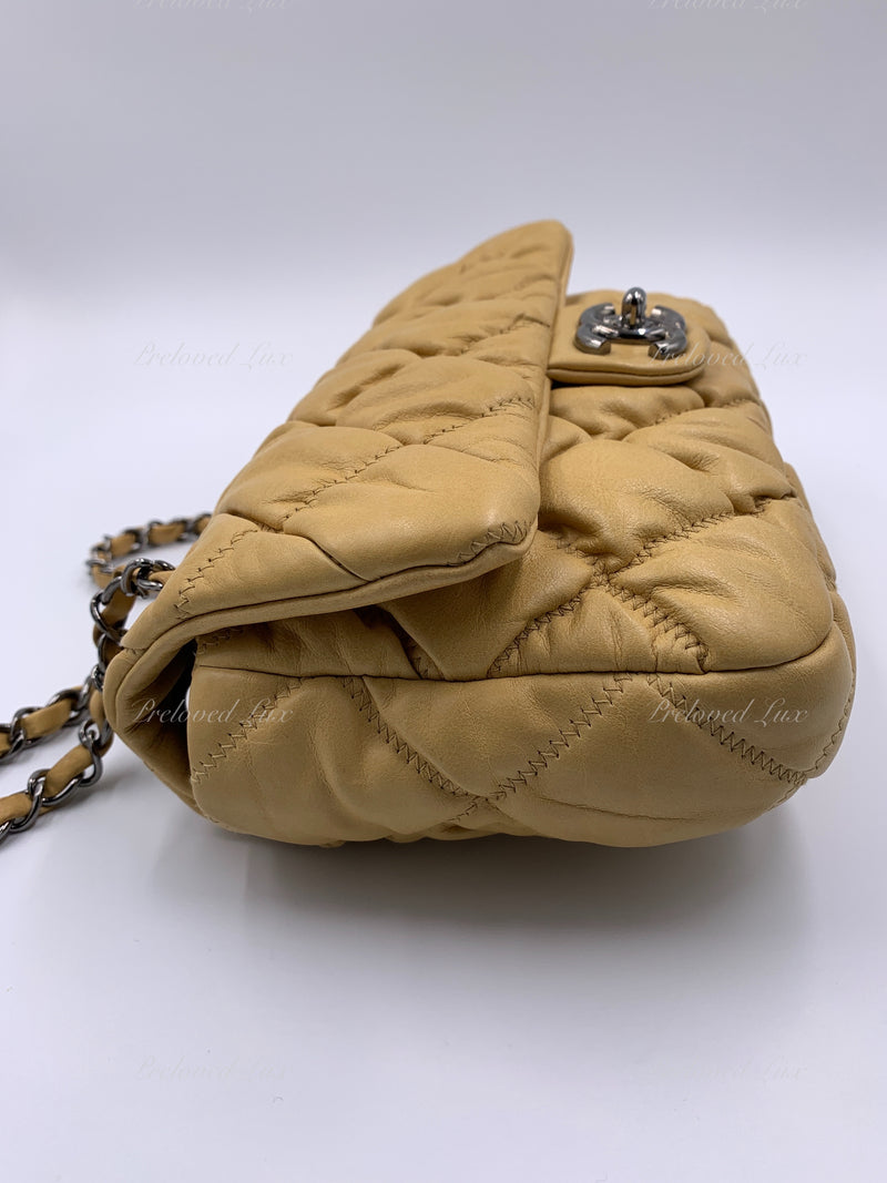 Sold-CHANEL Bubble Quilted Seasonal Flap Bag