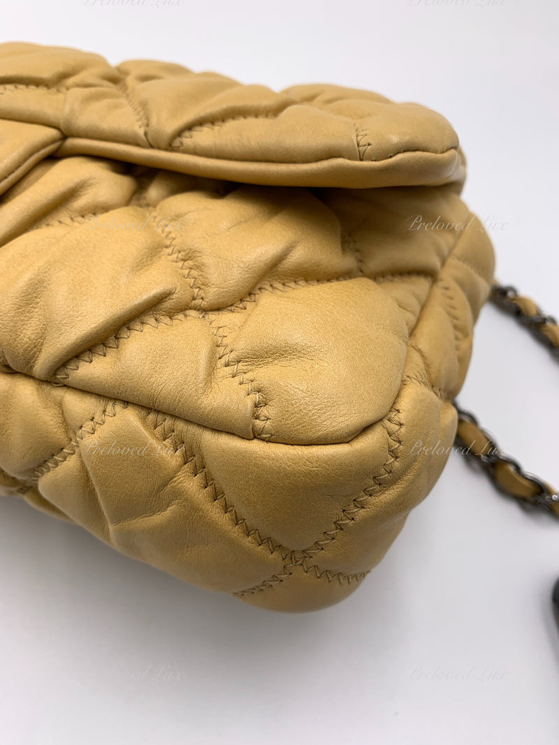 Sold-CHANEL Bubble Quilted Seasonal Flap Bag