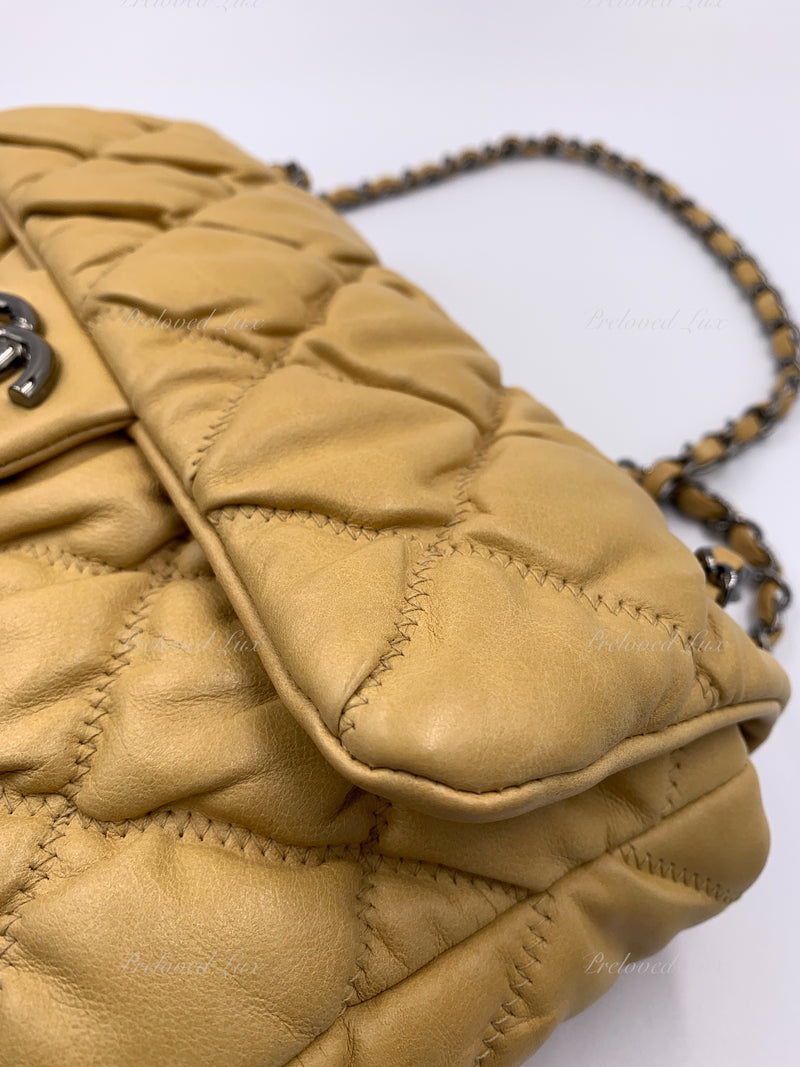 Sold-CHANEL Bubble Quilted Seasonal Flap Bag