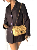 Sold-CHANEL Bubble Quilted Seasonal Flap Bag