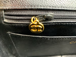 Sold-CHANEL Caviar Medium Diana Black in Gold Hardware