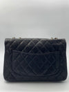 Sold-CHANEL Classic Caviar Jumbo Single Flap Bag Black/Silver hardware