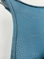 Sold-HERMES Blue Clemence Evelyne I PM Crossbody Bag