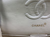 Sold-CHANEL Classic Lambskin Double Flap Medium Shoulder Bag - Beige Gold Hardware