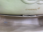 Sold-CHANEL Classic Lambskin Double Flap Medium Shoulder Bag - Beige Gold Hardware