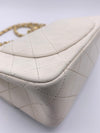 Sold-CHANEL Small Classic Double Flap Bag White (off-white) with Gold Hardware