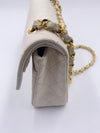 Sold-CHANEL Small Classic Double Flap Bag White (off-white) with Gold Hardware