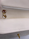 Sold-CHANEL Small Classic Double Flap Bag White (off-white) with Gold Hardware