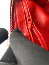 CHANEL Lambskin Red Mini Camera Bag with Tassel