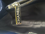 Sold-CHANEL Caviar Quilted Grand Shopping Tote Blue GST