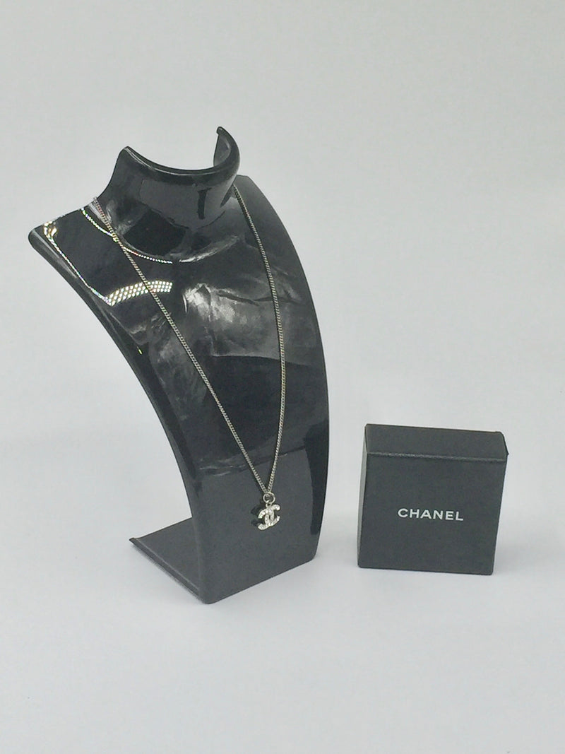 Sold - CHANEL CC Rhinestones Necklace