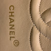 Sold-CHANEL Classic Lambskin Double Chain Double Flap Medium Shoulder Bag- beige/gold