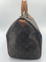 LOUIS VUITTON Monogram Canvas Speedy 35 Bag