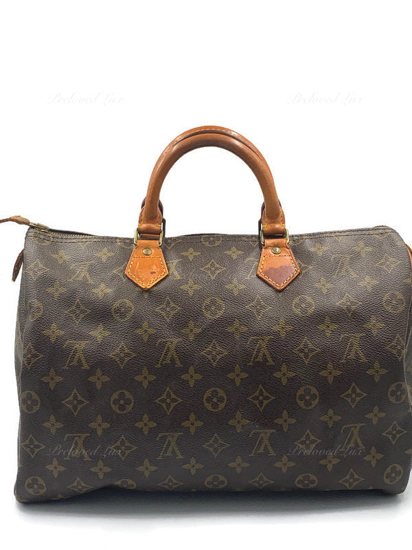 LOUIS VUITTON Monogram Canvas Speedy 35 Bag