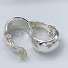 Sold-CHANEL Vintage 925 Silver Clip-on Earrings