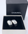 Sold-CHANEL Vintage 925 Silver Clip-on Earrings