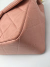 Sold - CHANEL Classic Lambskin Chain Single Mini Flap bag Pink/ gold