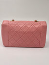 Sold-CHANEL Diana Small Single Chain Single Flap Bag Pink/gold