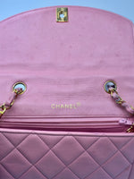 Sold-CHANEL Diana Small Single Chain Single Flap Bag Pink/gold