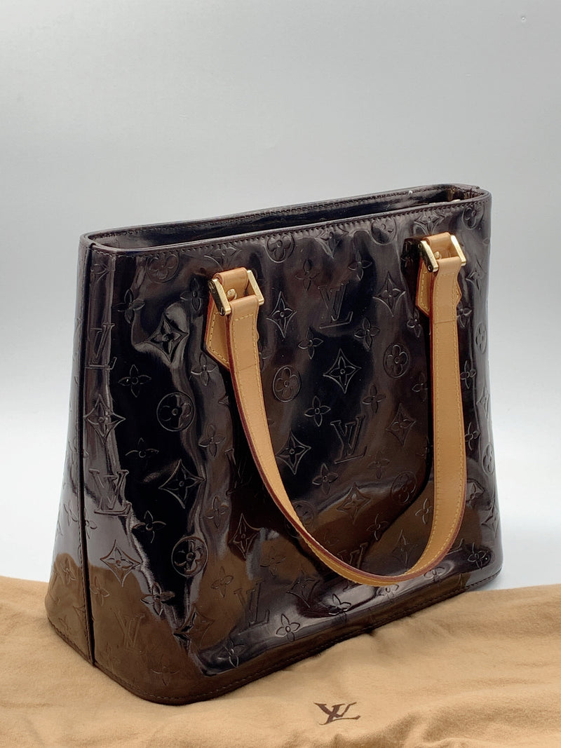 Sold-LOUIS VUITTON Monogram Vernis Houston Black