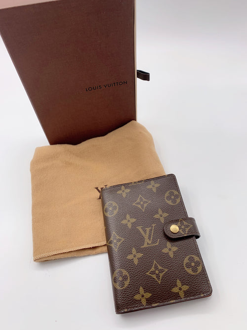 Sold-LOUIS VUITTON Monogram Canvas Small Ring Agenda