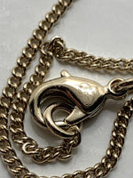 Sold-CHANEL CC Logo Double Heart Adjustable Necklace in Gold Hardware