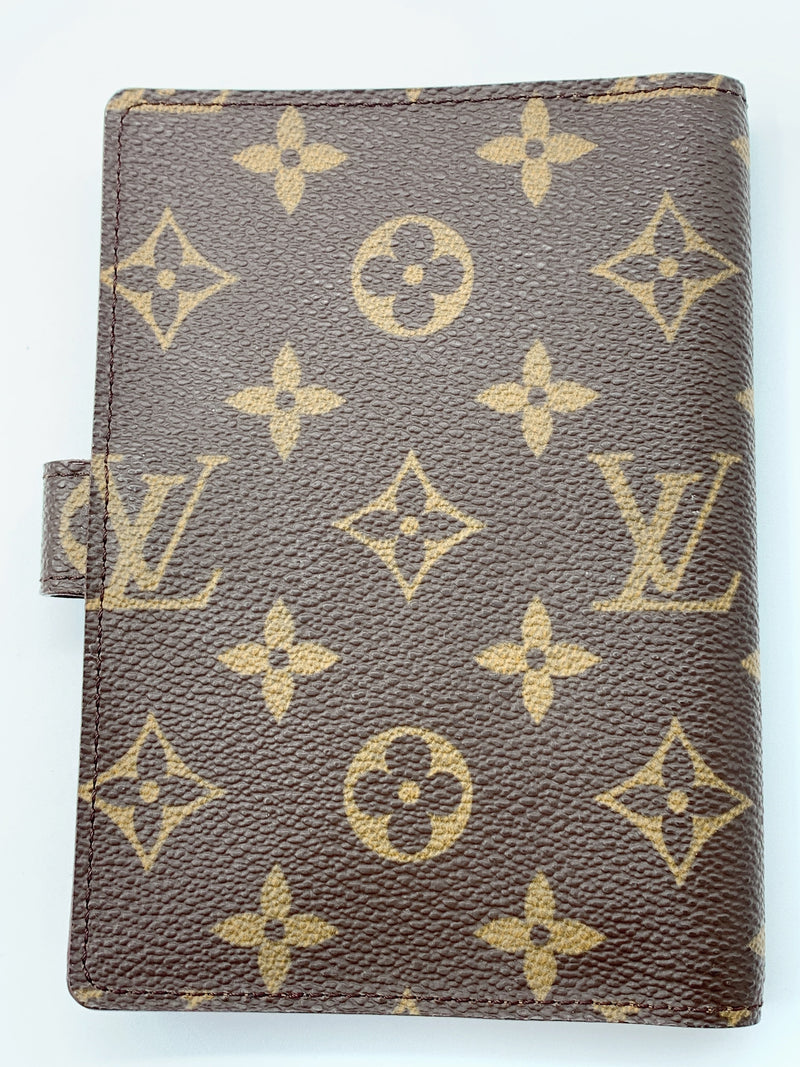 Sold-LOUIS VUITTON Monogram Canvas Small Ring Agenda (2)