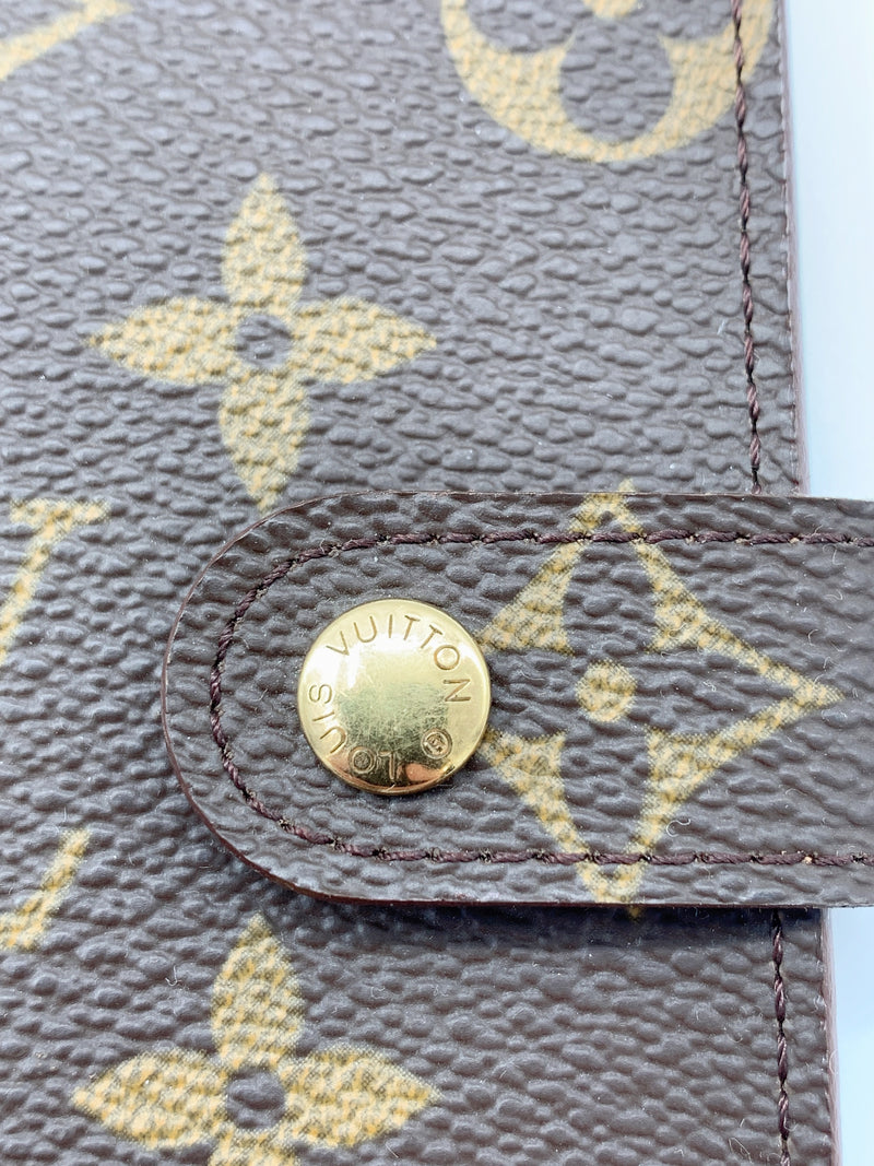 Sold-LOUIS VUITTON Monogram Canvas Small Ring Agenda (2)