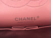 Sold-CHANEL Double Chain Double Flap Bag Pink SHW