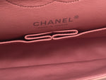 Sold-CHANEL Double Chain Double Flap Bag Pink SHW