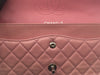 Sold-CHANEL Double Chain Double Flap Bag Pink SHW