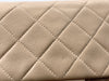 Sold-CHANEL Classic Lambskin Chain Single Mini Square Flap bag Beige/gold (3)