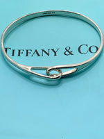 Tiffany 
Co Silver 925 Infinity Interlocking Bangle