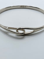 Tiffany 
Co Silver 925 Infinity Interlocking Bangle