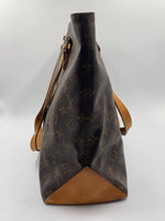 Sold-LOUIS VUITTON Monogram Cabas Mezzo Tote Bag