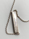 Tiffany 
Co 925 Silver Atlas Collection Bar Necklace