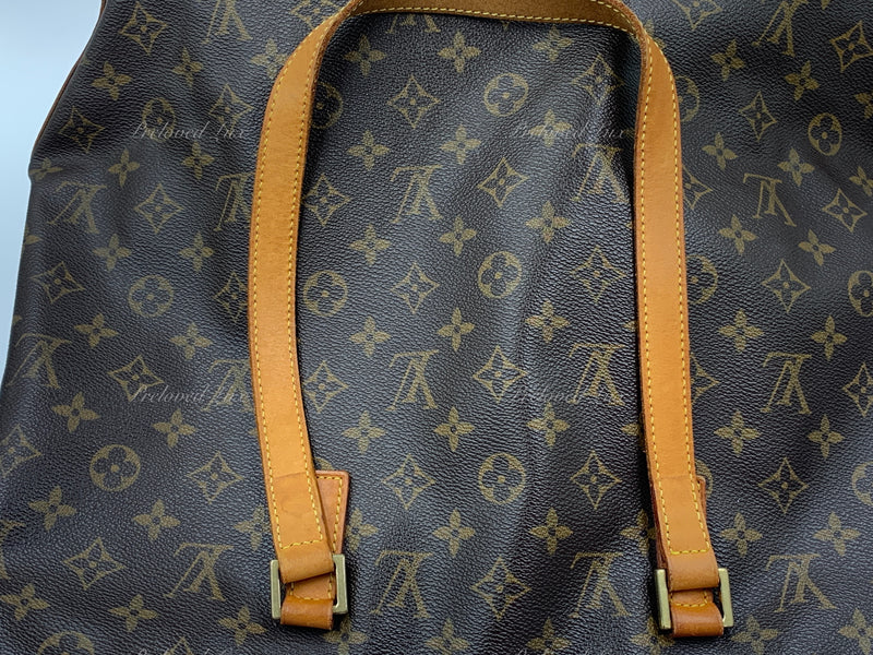 Sold-LOUIS VUITTON Monogram Cabas Mezzo Tote Bag