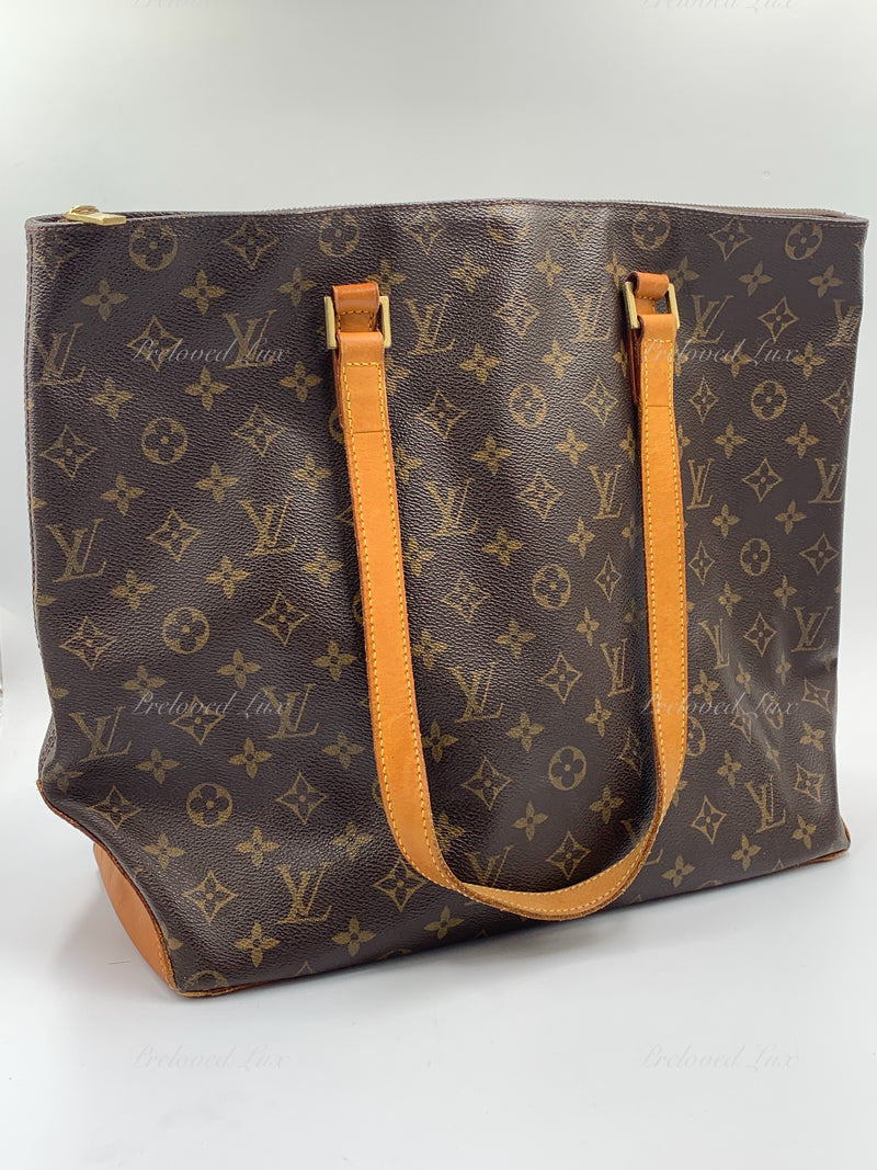 Sold-LOUIS VUITTON Monogram Cabas Mezzo Tote Bag