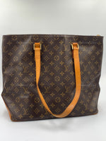 Sold-LOUIS VUITTON Monogram Cabas Mezzo Tote Bag