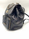 CHANEL Black Caviar Large Business Affinity Drawstring Backpack / Gold Hardware